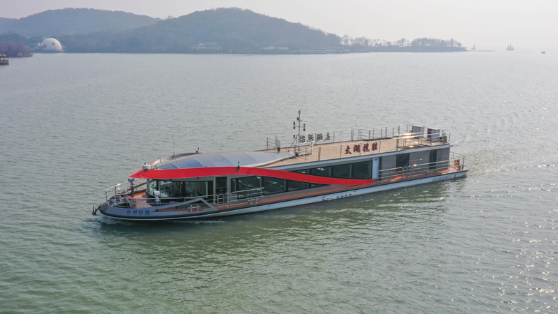 “太湖揽胜”号新能源游船交付